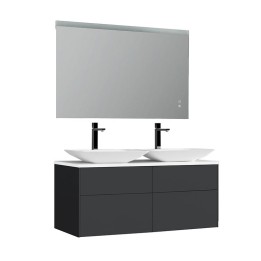 Koupelnový nábytek – set StoneArt Venice VE-1200pro-1 tmavě šedý 120×52