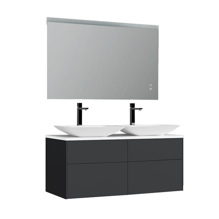 Koupelnový nábytek – set StoneArt Venice VE-1200pro-1 tmavě šedý 120×52
