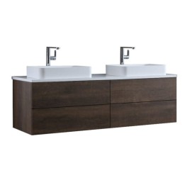 Koupelnová skříňka StoneArt Brugge BU-1601pro-5 dubová tmavá 160×50