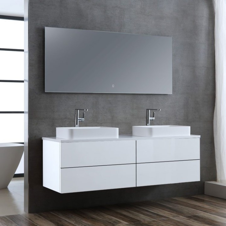 Koupelnová skříňka StoneArt Brugge BU-1601pro-5 bílá 160×50