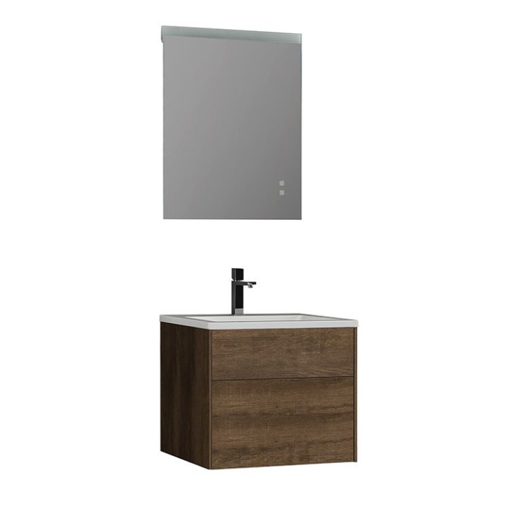 Koupelnový nábytek – set StoneArt Venice VE-0600-II dubový tmavý 60×52