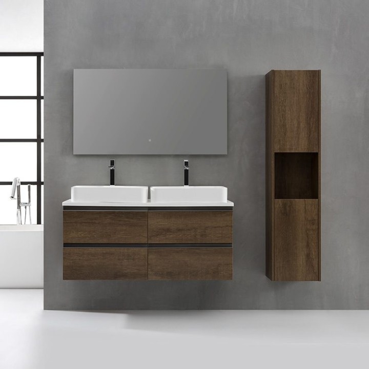 Koupelnový nábytek – set StoneArt Monte Carlo MC-1200pro-5 tmavě šedý 120×52