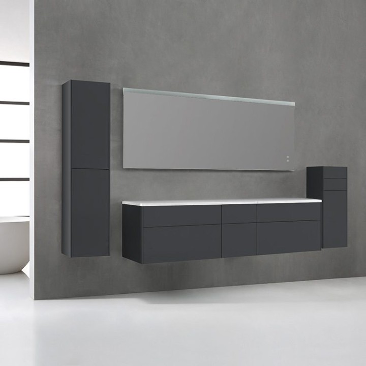 Koupelnová skříňka StoneArt Venice VE-2000pro tmavě šedá 200×52