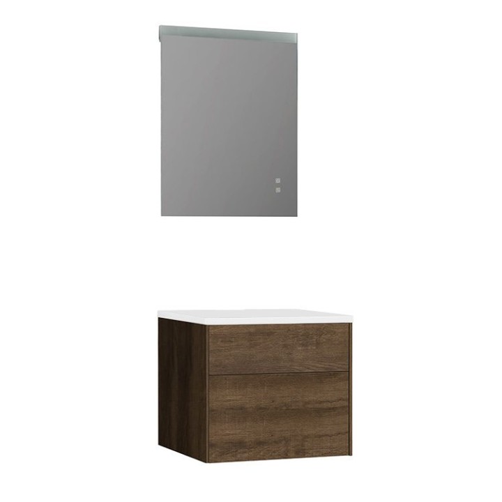 Koupelnový nábytek – set StoneArt Venice VE-0600pro dubový tmavý 60×52