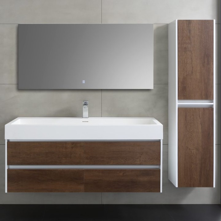 Koupelnová skříňka StoneArt Mailand ML-1200 dubová tmavá 120×48