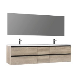 Koupelnový nábytek – set StoneArt Monte Carlo MC-2000 dubový světlý 200×52