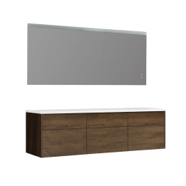 Koupelnový nábytek – set StoneArt Venice VE-1800pro dubový tmavý 180×52