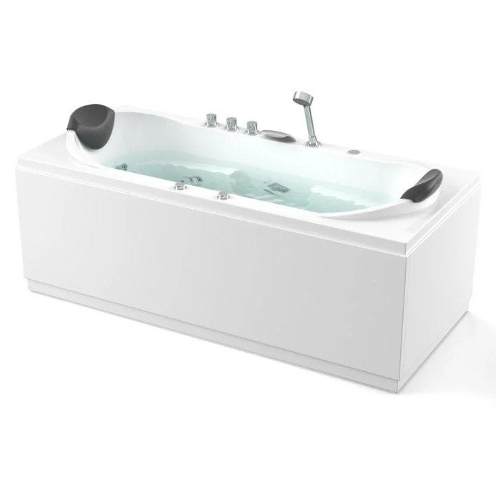 Vířivá vana Nordic Brass | pro 2 osoby 180×80 cm vodní masáž