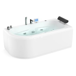 Vířivá vana Pacific Silver | pro 1 osobu pravá 170×85 cm vodní masáž
