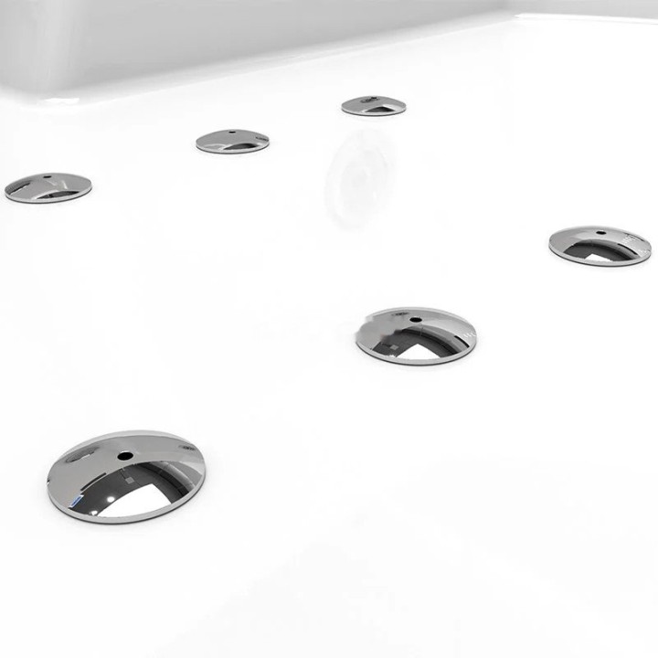 Vířivá vana Nordic Silver | pro 2 osoby 200×90 cm vodní masáž