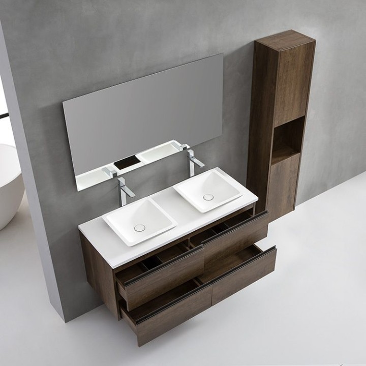 Koupelnová skříňka StoneArt Monte Carlo MC-1200pro-2 dubová tmavá 120×