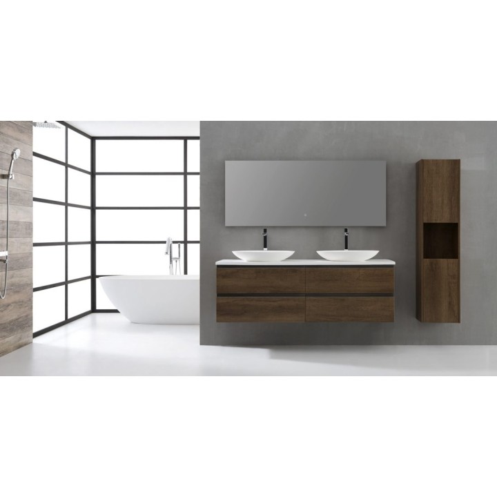 Koupelnová skříňka StoneArt Monte Carlo MC-1600pro-3 dubová světlá 160