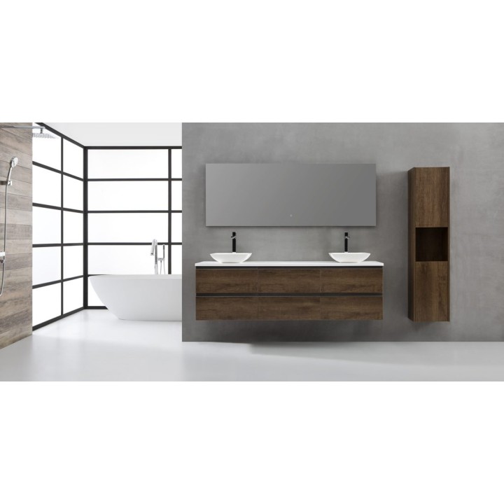 Koupelnová skříňka StoneArt Monte Carlo MC-1800pro-2 tmavě šedá 180×52