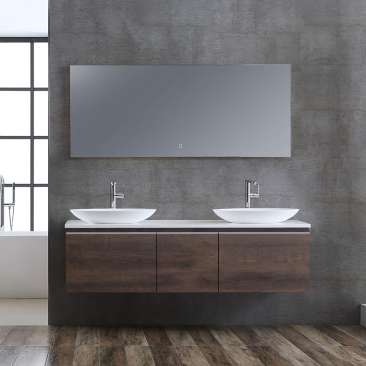 Koupelnový nábytek – set StoneArt Milano ME-1600pro-3 dubový tmavý 160