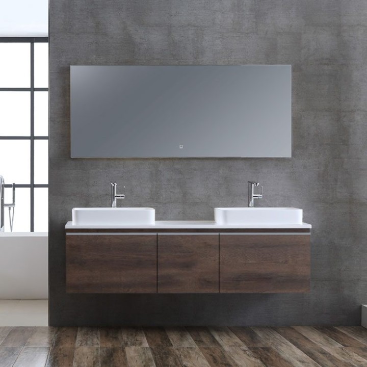 Koupelnový nábytek – set StoneArt Milano ME-1600pro-5 dubový tmavý 160
