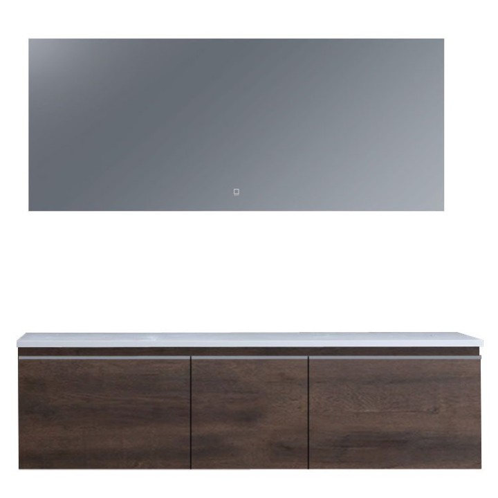 Koupelnový nábytek – set StoneArt Milano ME-1600pro dubový tmavý 160×4