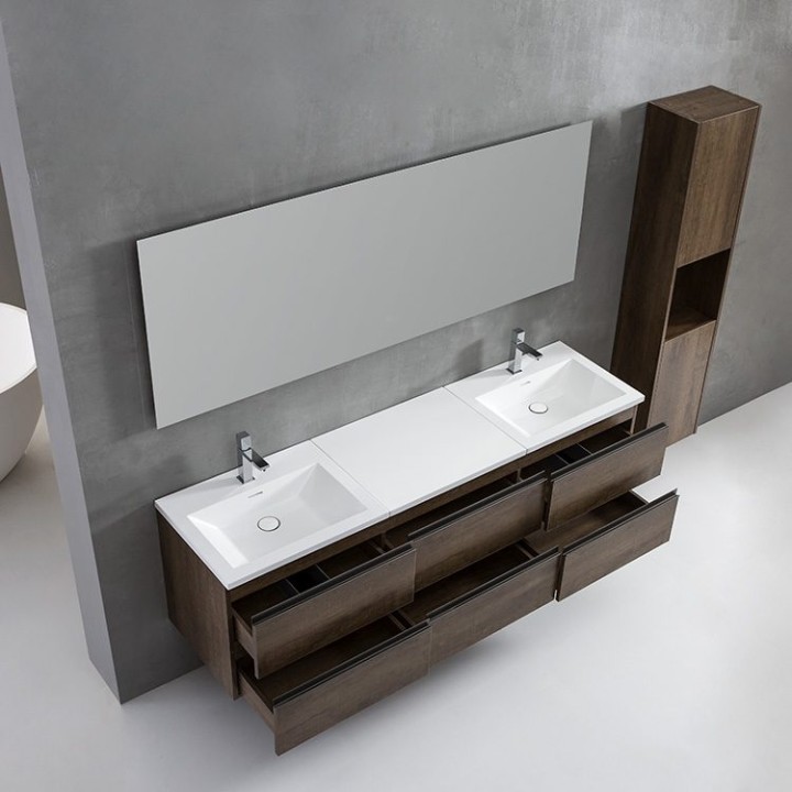 Koupelnový nábytek – set StoneArt Monte Carlo MC-1800 bílý 180×52