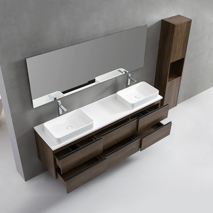 Koupelnový nábytek – set StoneArt Monte Carlo MC-1800pro-5 dubový tmav