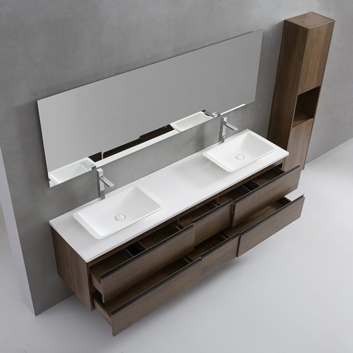 Koupelnový nábytek – set StoneArt Monte Carlo MC-2000pro-1 tmavě šedý 