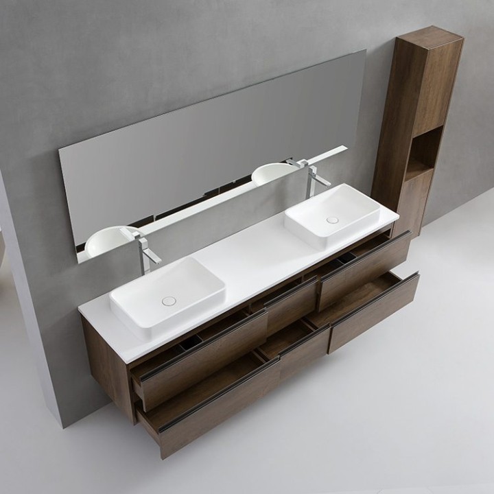 Koupelnový nábytek – set StoneArt Monte Carlo MC-2000pro-5 dubový tmav