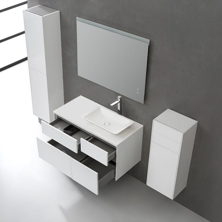 Koupelnový nábytek – set StoneArt Venice VE-1010pro-1 dubový tmavý 100