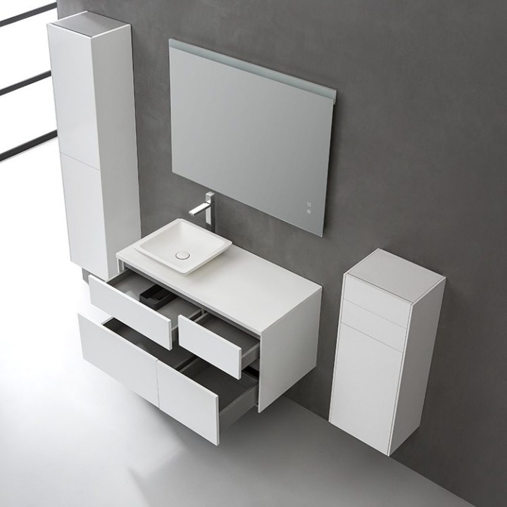 Koupelnový nábytek – set StoneArt Venice VE-1010pro-2 dubový tmavý 100