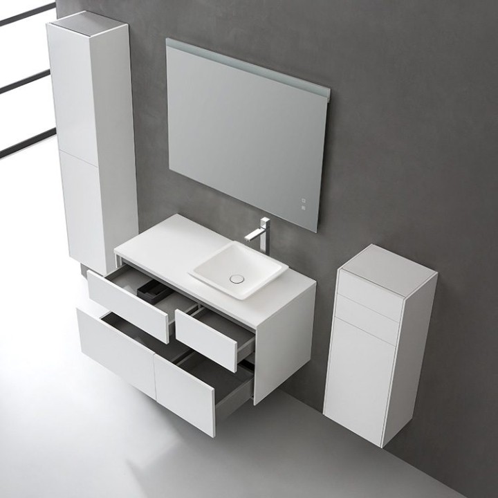 Koupelnový nábytek – set StoneArt Venice VE-1010pro-2 dubový tmavý 100