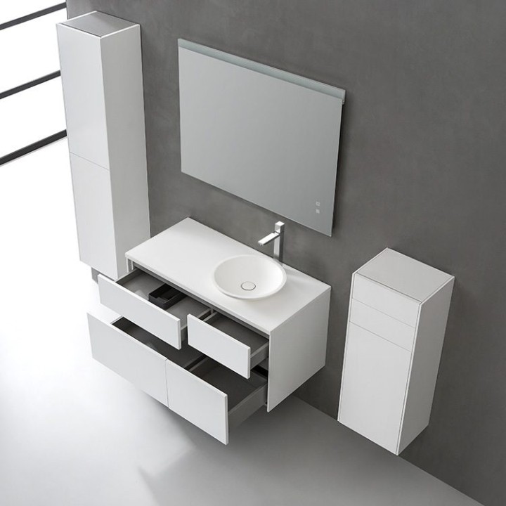 Koupelnový nábytek – set StoneArt Venice VE-1010pro-4 dubový tmavý 100
