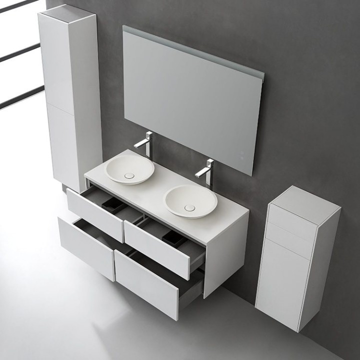 Koupelnový nábytek – set StoneArt Venice VE-1200pro-4 bílý 120×52