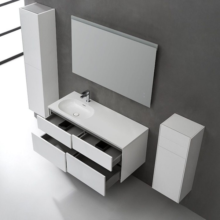Koupelnový nábytek – set StoneArt Venice VE-1210-I dubový tmavý 120×52