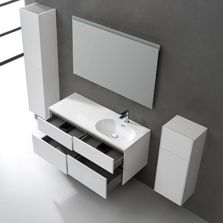 Koupelnový nábytek – set StoneArt Venice VE-1210-I dubový tmavý 120×52