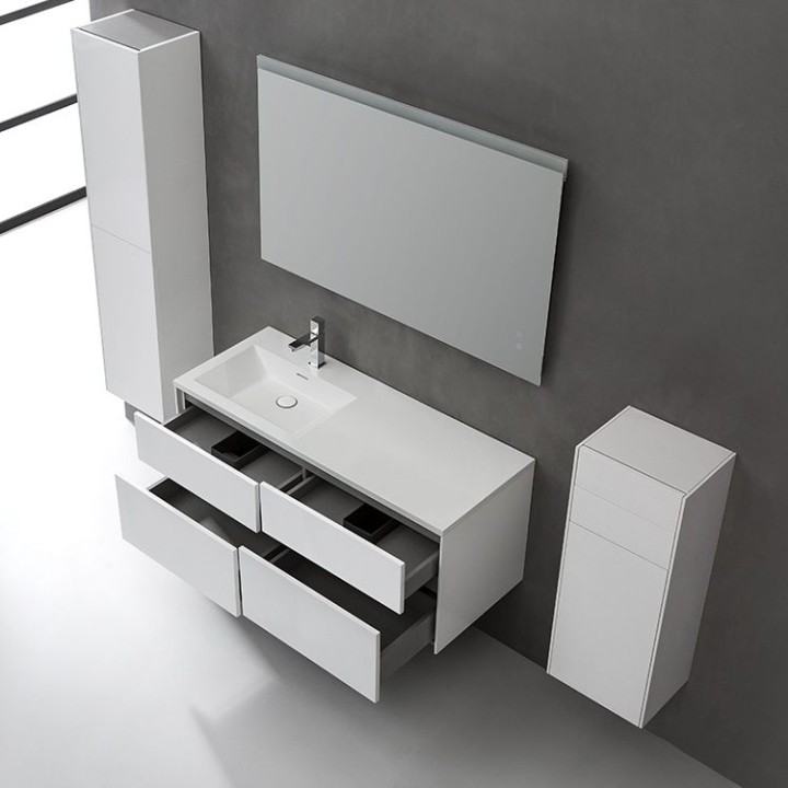 Koupelnový nábytek – set StoneArt Venice VE-1210-II tmavě šedý 120×52 