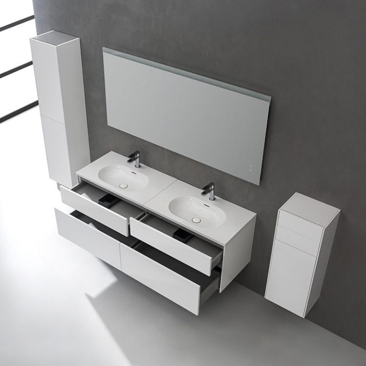 Koupelnový nábytek – set StoneArt Venice VE-1600-I bílý 160×52
