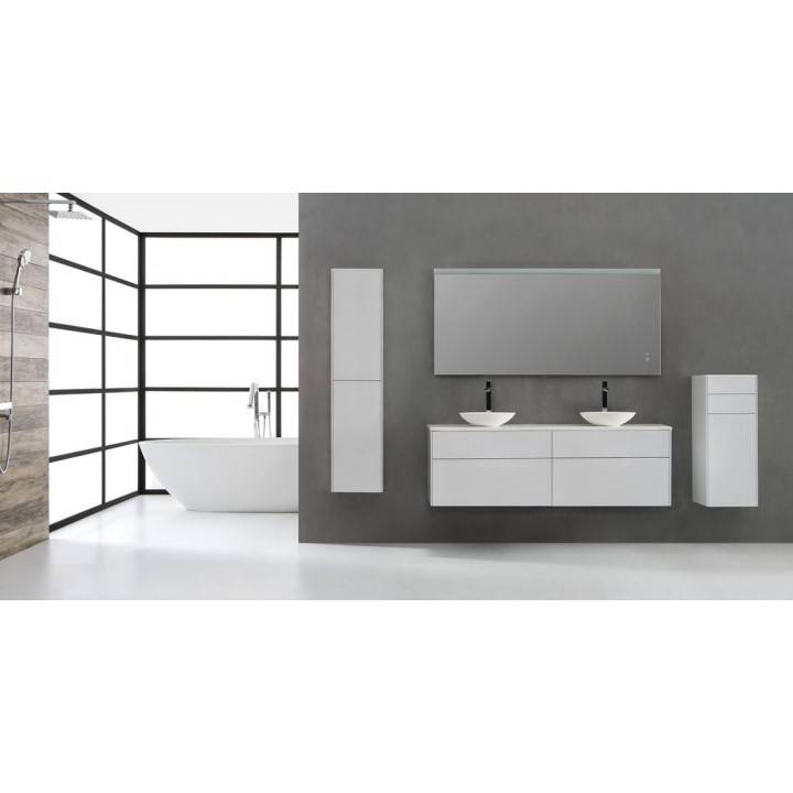 Koupelnový nábytek – set StoneArt Venice VE-1600pro-4 tmavě šedý 160×5