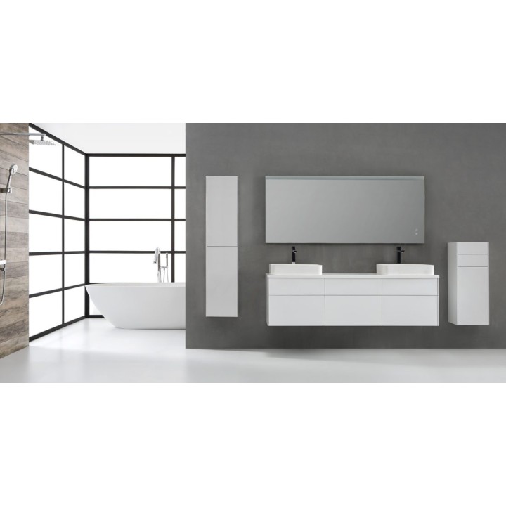 Koupelnový nábytek – set StoneArt Venice VE-1800pro-5 tmavě šedý 180×5