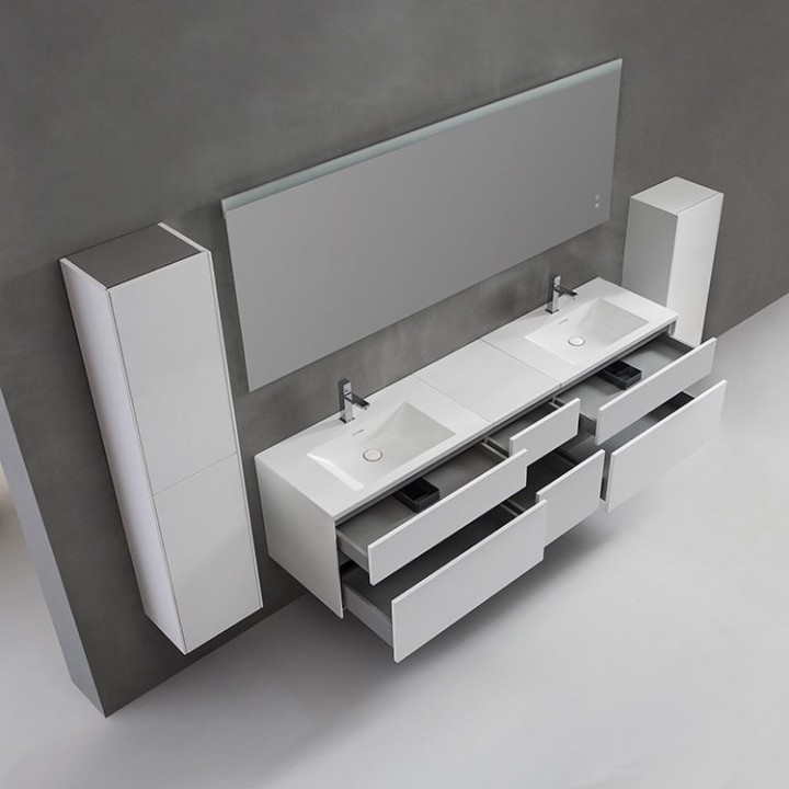 Koupelnový nábytek – set StoneArt Venice VE-2000-II dubový tmavý 200×5