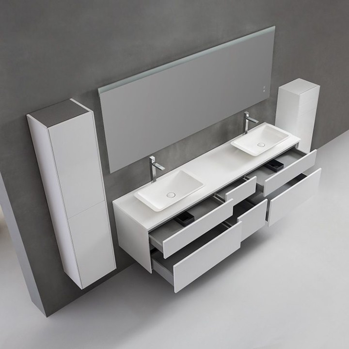 Koupelnový nábytek – set StoneArt Venice VE-2000pro-1 dubový tmavý 200