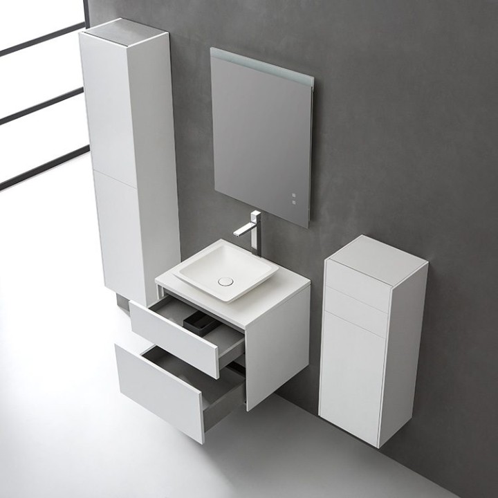 Koupelnová skříňka StoneArt Venice VE-0600pro-2 tmavě šedá 60×52