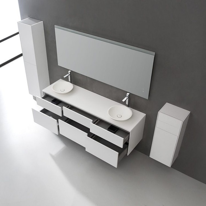 Koupelnová skříňka StoneArt Venice VE-1800pro-4 bílá 180×52