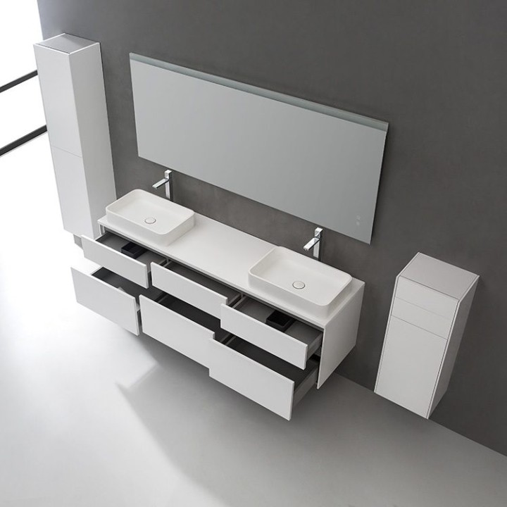 Koupelnová skříňka StoneArt Venice VE-1800pro-5 dubová tmavá 180×52
