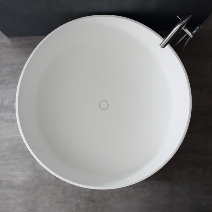 Volně stojící vana StoneArt BS-507 bílá 150×150 matná