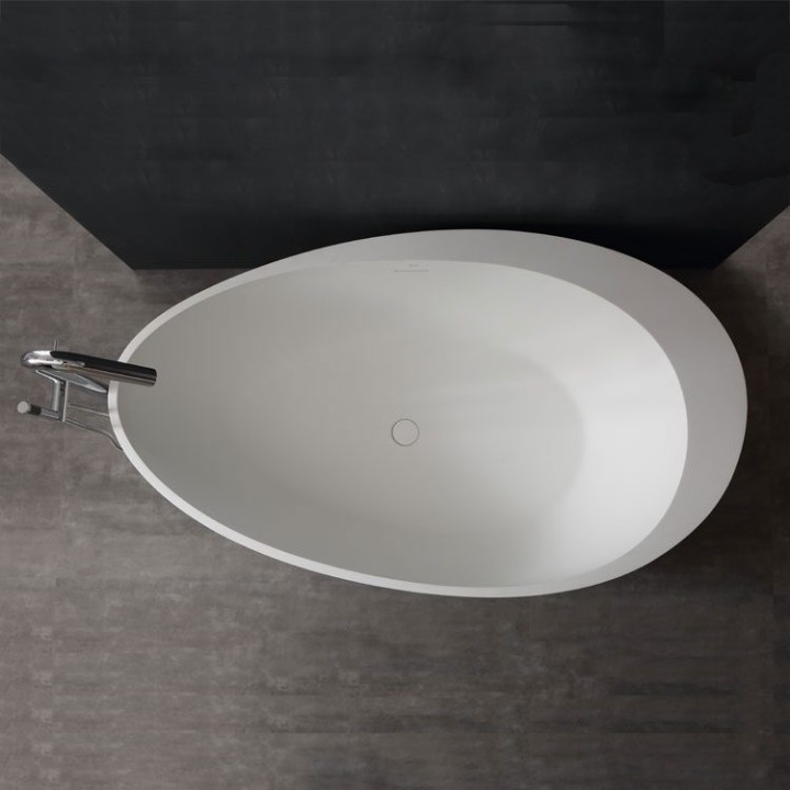 Volně stojící vana StoneArt BS-516 bílá 180×104 lesklá