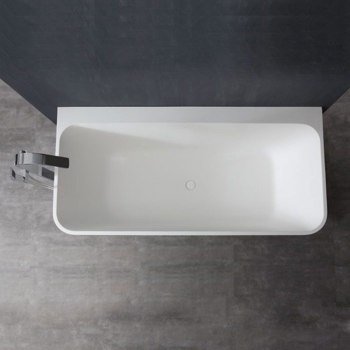 Volně stojící vana StoneArt BS-519 bílá 180×85 lesklá