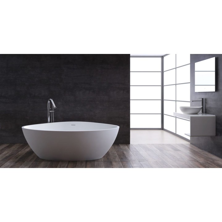 Volně stojící vana StoneArt BS-533 bílá 180×140 lesklá