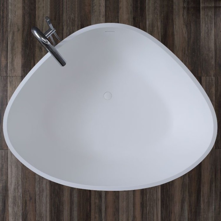 Volně stojící vana StoneArt BS-533 bílá 180×140 matná