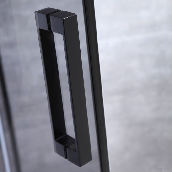 Sprchový kout EAGO AWT LBS1205-B černý 120×90 levé provedení