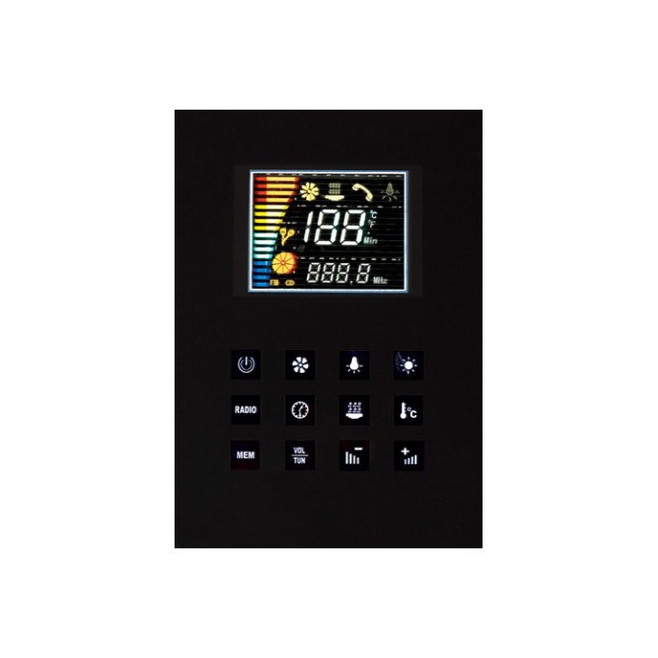 Parní sprchový box EAGO AWT DZ960F8 bílý 100×90 pravé provedení