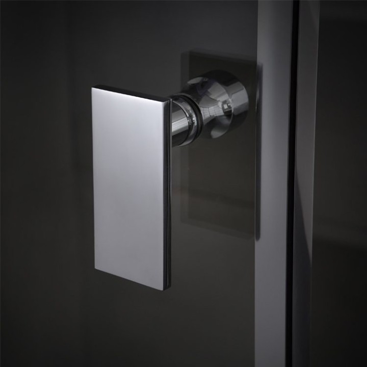 Parní sprchový box EAGO AWT LD108F15 bílý lesklý 90×90 pravé provedení
