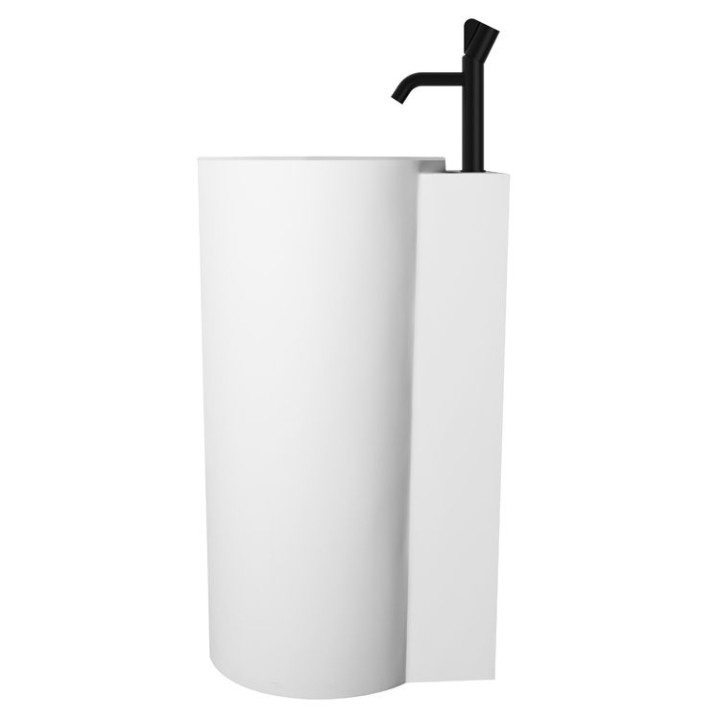 Volně stojící umyvadlo StoneArt LZ550 bílé 42×54 matné