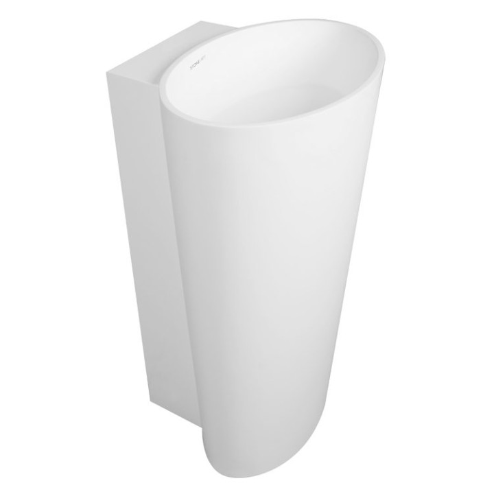 Volně stojící umyvadlo StoneArt LZ551 bílé 50×45 lesklé